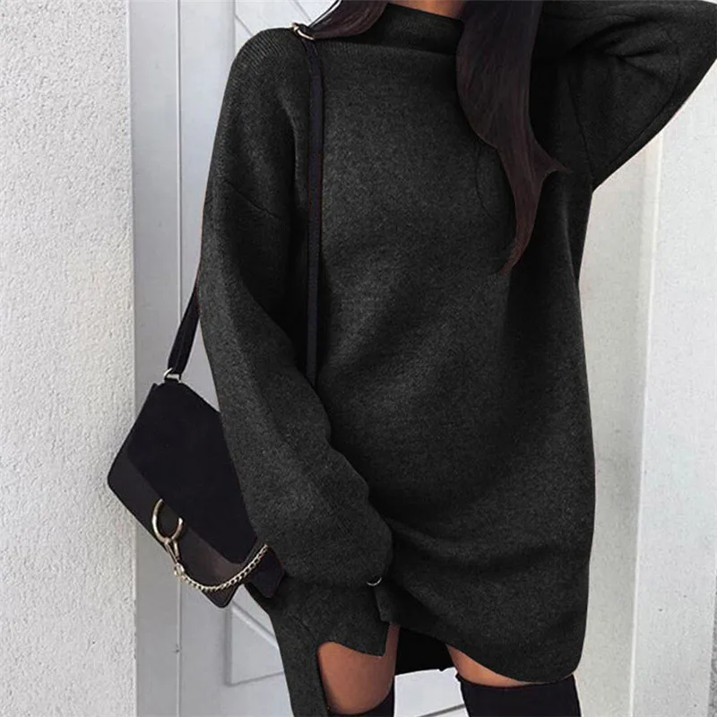 Hot Sale Women's High Collar Sweatshirt Autumn Winter Warm Solid Color Long Sleeve Jumper Sweatshirts Split Pullover Hoodies New
Hot Sale Women's High Collar Sweatshirt Autumn Winter Warm Solid Color Long Sleeve Jumper Sweatshirts Split Pullover Hoodies New