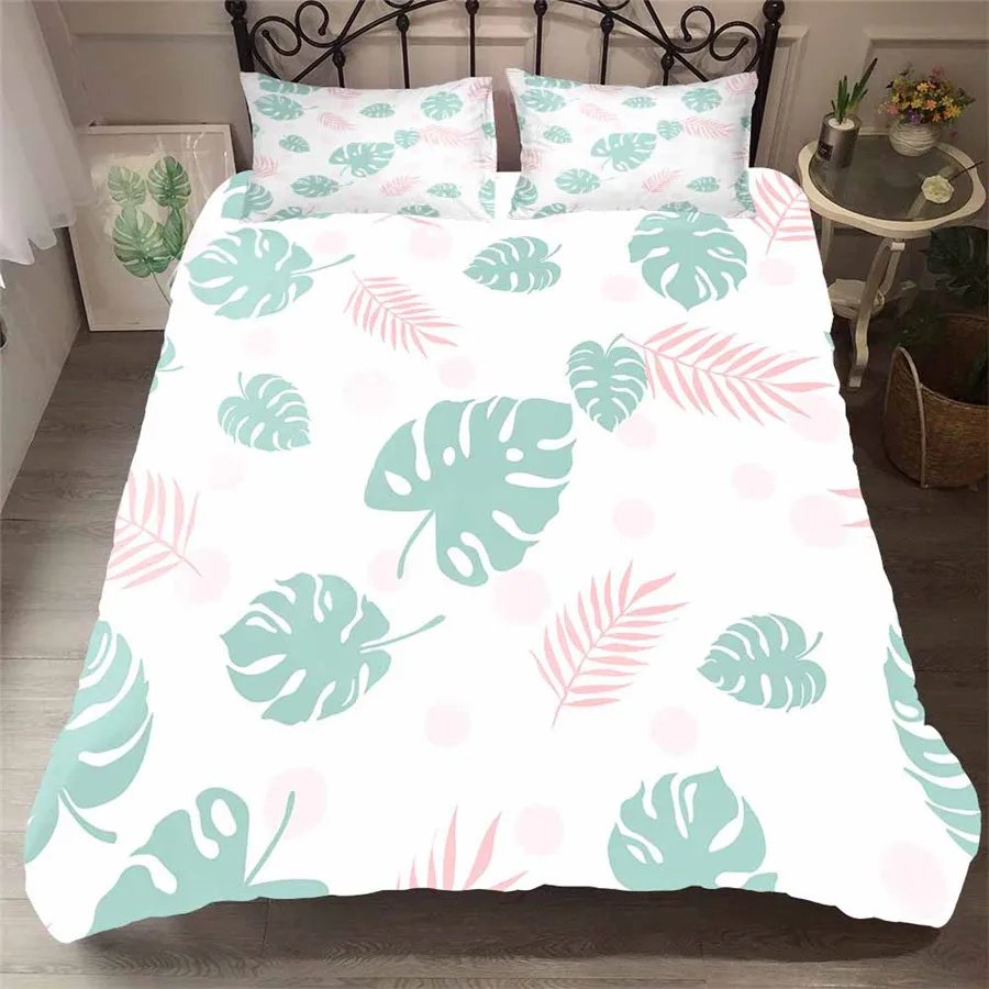 A Bedding Set 3D Printed Duvet Cover Bed Set Tropical Green Plant Home Textiles for Adults Bedclothes with Pillowcase #RDZW11
A Bedding Set 3D Printed Duvet Cover Bed Set Tropical Green Plant Home Textiles for Adults Bedclothes with Pillowcase #RDZW11