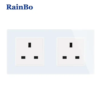 RainBo Wall-UK Socket-andard Power-Socket Glass-Panel AC Wall-Power smart-outlet Socket-Factory A28U8UW/B
RainBo Wall-UK Socket-andard Power-Socket Glass-Panel AC Wall-Power smart-outlet Socket-Factory A28U8UW/B