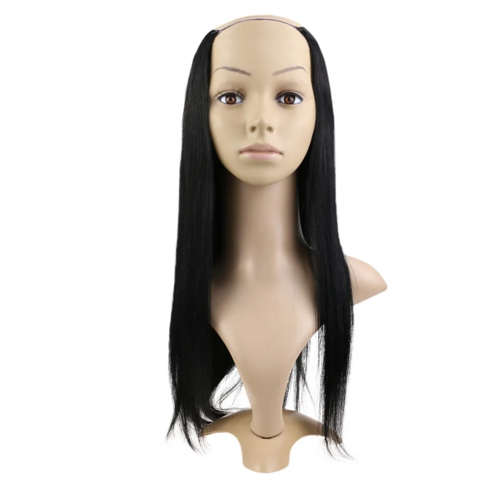 Full Shine U Part Wig Extensions Clip in One Piece 100% Remy Hair Straight Extensions Solid Color #1 Black Half Wig
Full Shine U Part Wig Extensions Clip in One Piece 100% Remy Hair Straight Extensions Solid Color #1 Black Half Wig