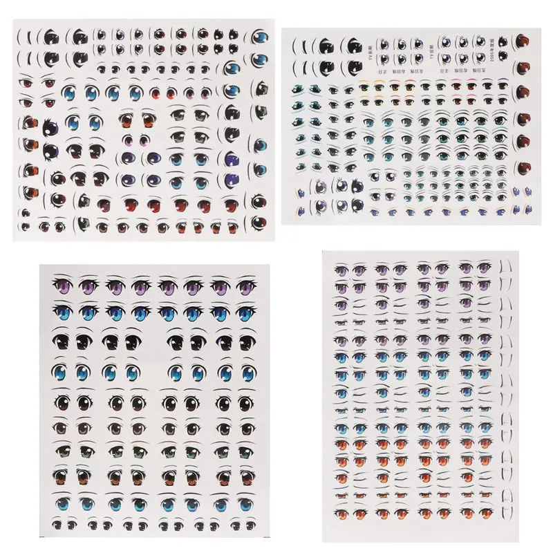 Cute Cartoon Eyes Anime Figurine Dolls Eye Water Stickers For DIY Doll Accessories
Cute Cartoon Eyes Anime Figurine Dolls Eye Water Stickers For DIY Doll Accessories