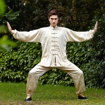 Beige Chinese Men's Traditional Tai Chi Suit Cotton Kung fu Wu Shu Uniform Long Sleeve Size M L XL XXL XXXL NS012
Beige Chinese Men's Traditional Tai Chi Suit Cotton Kung fu Wu Shu Uniform Long Sleeve Size M L XL XXL XXXL NS012