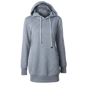 2018new Arrival Autumn Winter Women's Hoody Long Solid Color Casual Hoodies Pullover Long-sleeved Thicken Plus Velvet Women Tops
2018new Arrival Autumn Winter Women's Hoody Long Solid Color Casual Hoodies Pullover Long-sleeved Thicken Plus Velvet Women Tops