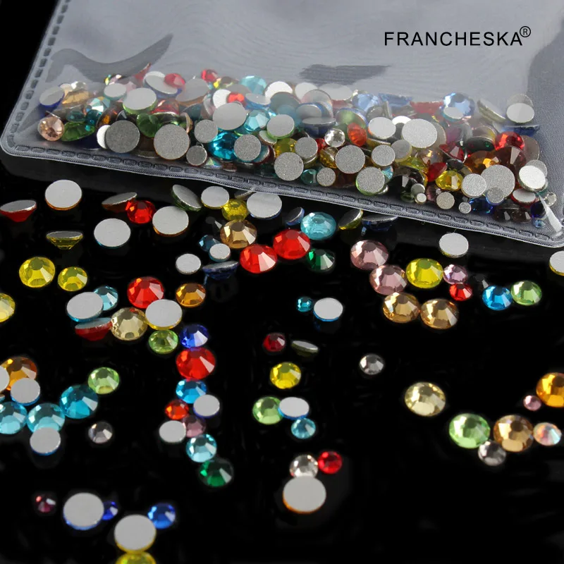 FASHION Flatback AB Glass Nail Rhinestones Mixed Sizes Nail Art Jewelry Decoration Stones Shiny Gems Manicure Accessories Tool
FASHION Flatback AB Glass Nail Rhinestones Mixed Sizes Nail Art Jewelry Decoration Stones Shiny Gems Manicure Accessories Tool