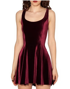 EAST KNITTING New Women Velvet Evil Skater Dress Plus Size Women Dress Sexy Sleeveless Tops Office Dress 3 Colors
EAST KNITTING New Women Velvet Evil Skater Dress Plus Size Women Dress Sexy Sleeveless Tops Office Dress 3 Colors