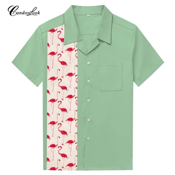 St Patricks Day Hot Sale Cotton Men Shirt Camisa Social Masculina Pink Flamingo Printing Panel Hawaiian Shirts Rock Mint Green
St Patricks Day Hot Sale Cotton Men Shirt Camisa Social Masculina Pink Flamingo Printing Panel Hawaiian Shirts Rock Mint Green