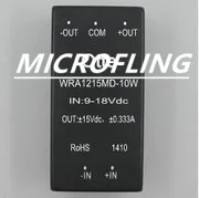 DCDC 12V Boost module turn negative 15V10W industrial grade DC-DC isolated power modules WRA1215MD-10W
DCDC 12V Boost module turn negative 15V10W industrial grade DC-DC isolated power modules WRA1215MD-10W