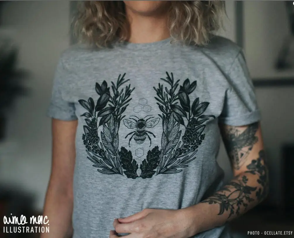 2019 Summer Save the Bees Gothic Tees Printed Unisex Style Trendy Tshirt Oversize Cotton Graphic Vintage Aesthetic Tshirt Women
2019 Summer Save the Bees Gothic Tees Printed Unisex Style Trendy Tshirt Oversize Cotton Graphic Vintage Aesthetic Tshirt Women