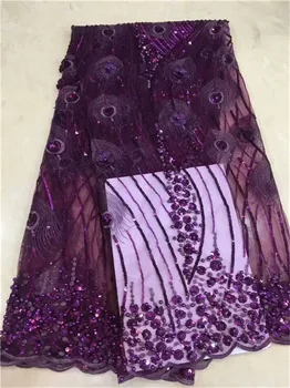 3D Flower Excellent wedding/party embroidery African net lace fabric French mesh lace cloth beads sequins (5yards/lot) Wine
3D Flower Excellent wedding/party embroidery African net lace fabric French mesh lace cloth beads sequins (5yards/lot) Wine