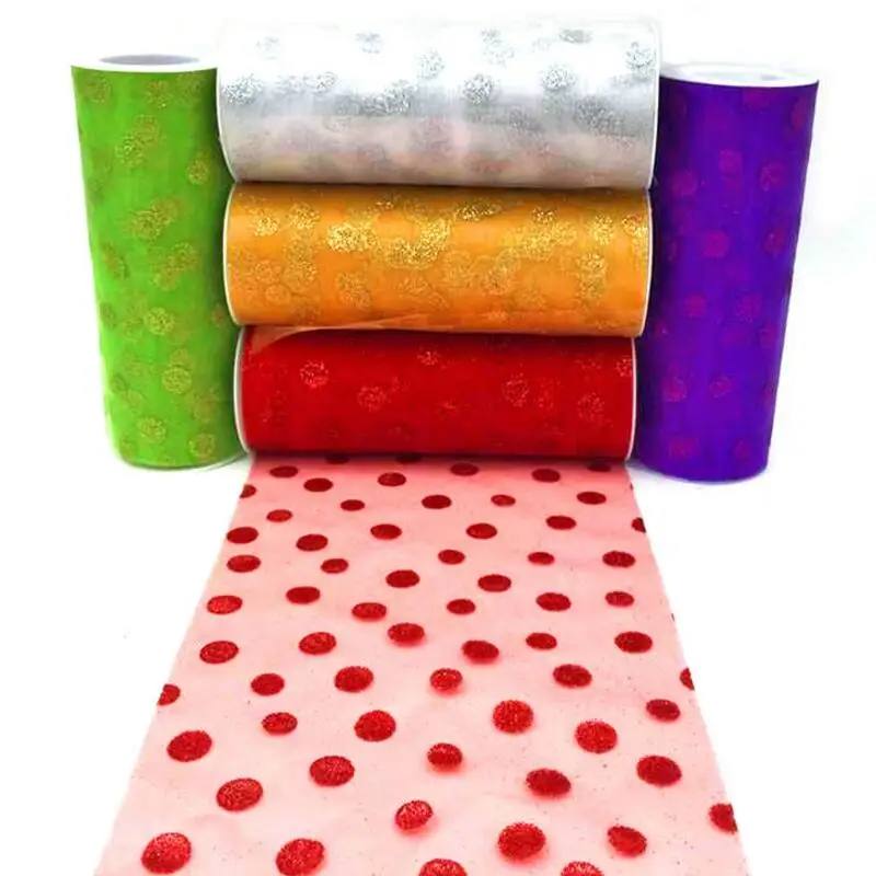 Glitter Dot Tulle Roll Spool 10Yards 15cm Tutu Wedding Deco Organza Birthday Party Supplies Clothing DIY Crafts Tulle Fabric
Glitter Dot Tulle Roll Spool 10Yards 15cm Tutu Wedding Deco Organza Birthday Party Supplies Clothing DIY Crafts Tulle Fabric