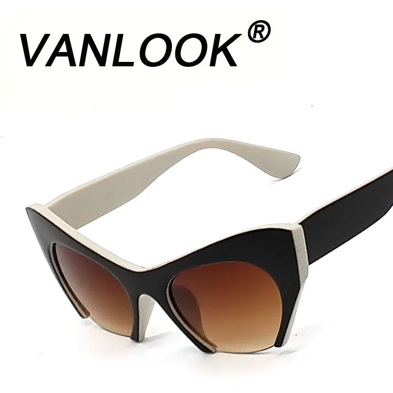 Cat Eye Sunglasses Women Brand Designer Oculos de Sol Retro Sun Glasses 100% Anti UV400 Brown Gradient Lens Fashion Black
Cat Eye Sunglasses Women Brand Designer Oculos de Sol Retro Sun Glasses 100% Anti UV400 Brown Gradient Lens Fashion Black