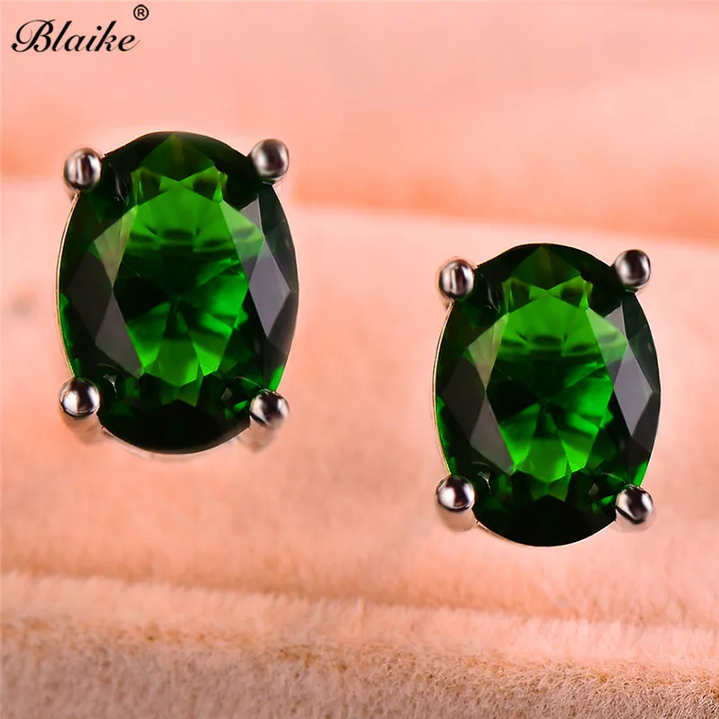 Blaike 6X8MM Multicolor Zircon 925 Sterling Silver Filled Stud Earrings Fashion Women White/Blue/Pink/Green/Black/Purple Jewelry
Blaike 6X8MM Multicolor Zircon 925 Sterling Silver Filled Stud Earrings Fashion Women White/Blue/Pink/Green/Black/Purple Jewelry