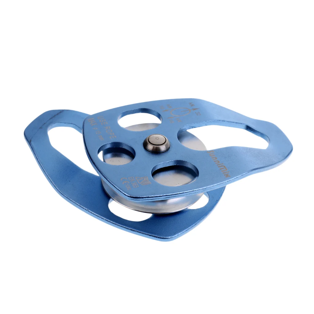 32KN Heavy Duty Pulley Single Sheave For Rigging Arborist Climbing Rescue Equipment 32KN Heavy Duty Pulley Single Sheave For Rigging Arborist Climbing Rescue Equipment