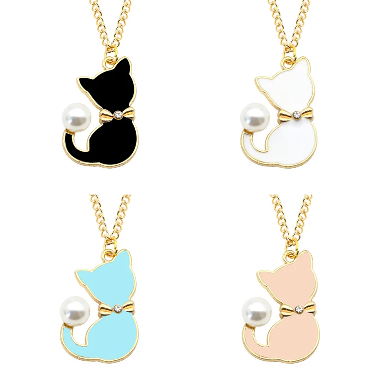 DIY Meow Kitty Pendant For Girl Cute Choker Crystal Rhinestone Necklace Pearl Cat Necklaces&Pendants Christmas Gift DropShipping
DIY Meow Kitty Pendant For Girl Cute Choker Crystal Rhinestone Necklace Pearl Cat Necklaces&Pendants Christmas Gift DropShipping