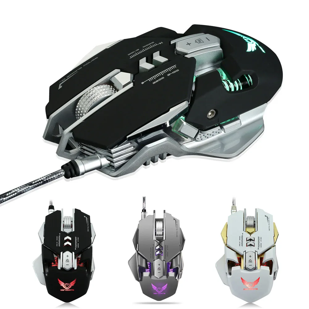 New Mechanical Gaming Mouse USB Wired 7 Buttons 4000DPI LED Backlight Optical Computer Mice for Gamer EM88
New Mechanical Gaming Mouse USB Wired 7 Buttons 4000DPI LED Backlight Optical Computer Mice for Gamer EM88