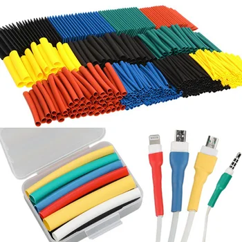 328PCS Shrinking Heat Shrink Tube Set Environmental Protection for iphone Cable protector usb cable wire organizer winder 530pcs
328PCS Shrinking Heat Shrink Tube Set Environmental Protection for iphone Cable protector usb cable wire organizer winder 530pcs