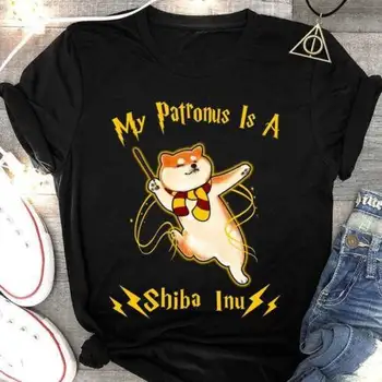 Hot Sell 2019 Fashion My Patronus Is A Shiba Inu T Shirt Men Cotton Fast Shipping
Hot Sell 2019 Fashion My Patronus Is A Shiba Inu T Shirt Men Cotton Fast Shipping