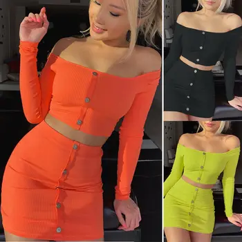 Summer Womens Crop Top Short Skirt Bodycon Evening Cocktail Party 2Pcs Set Skirt
Summer Womens Crop Top Short Skirt Bodycon Evening Cocktail Party 2Pcs Set Skirt