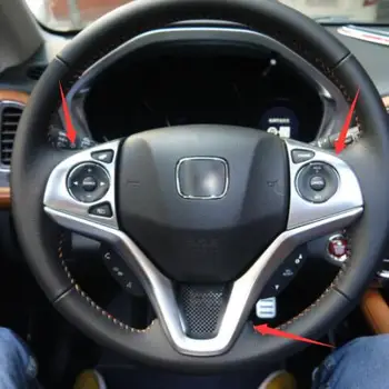 ABS Matte For Honda HRV HR-V VEZEL 2015 2016 2017 Car Steering wheel Button frame Panel Cover Trim Car Styling Accessories 3pcs
ABS Matte For Honda HRV HR-V VEZEL 2015 2016 2017 Car Steering wheel Button frame Panel Cover Trim Car Styling Accessories 3pcs