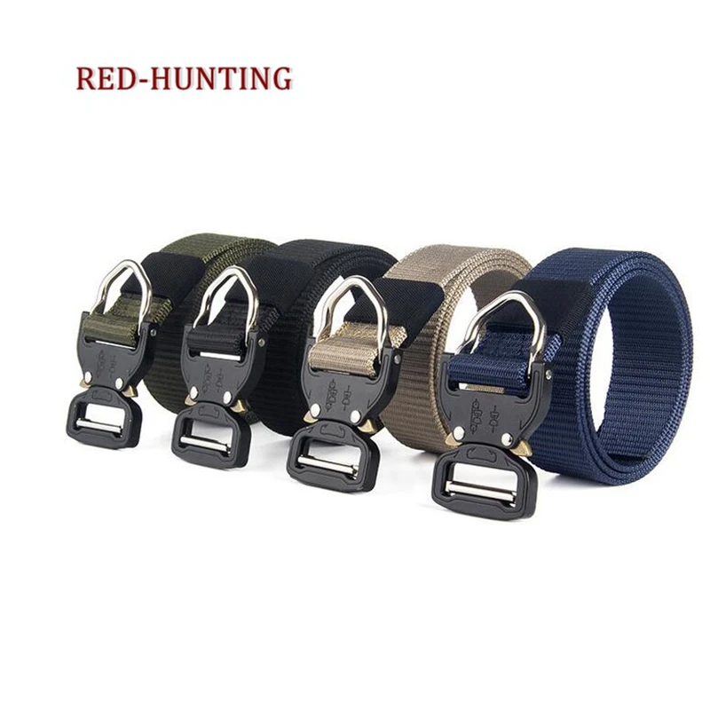 Hunting Accessory Heavy Duty Hunting Tactical Waist Belt Adjustable Nylon Military Tactical Belts with Metal Buckle
Hunting Accessory Heavy Duty Hunting Tactical Waist Belt Adjustable Nylon Military Tactical Belts with Metal Buckle
