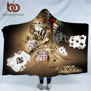 BeddingOutlet Skull Couples Hooded Blanket Poker Cards Wearable Blanket for Adult Dice Clown Gothic Hoodie Sherpa Fleece Blanket
BeddingOutlet Skull Couples Hooded Blanket Poker Cards Wearable Blanket for Adult Dice Clown Gothic Hoodie Sherpa Fleece Blanket
