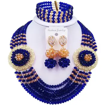 Good Royal Blue Champagne Gold Ethnic Party Necklace Crystal Beaded Jewelry Sets 6C-SPHJZ-24
Good Royal Blue Champagne Gold Ethnic Party Necklace Crystal Beaded Jewelry Sets 6C-SPHJZ-24