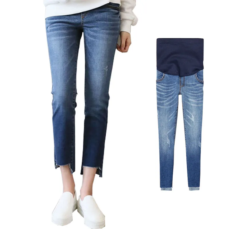 New Spring Cotton Jeans Skinny Denim Maternity Elastic Waist High Quality Big Pregnancy Pants Maternity Clothes
New Spring Cotton Jeans Skinny Denim Maternity Elastic Waist High Quality Big Pregnancy Pants Maternity Clothes