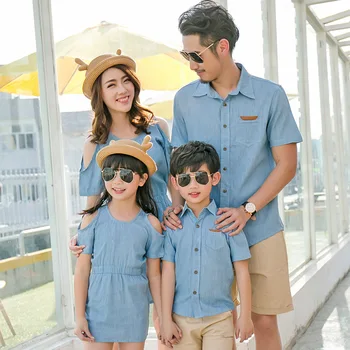 Boys Outfits Family Matching Clothes Shirts Like Father Like Son Shirts Cotton Mom and Daughter Dress Mother Daughter Dresses
Boys Outfits Family Matching Clothes Shirts Like Father Like Son Shirts Cotton Mom and Daughter Dress Mother Daughter Dresses