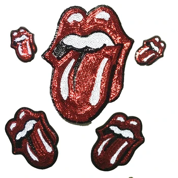 5 PCS/set Red Lips Sequined Sew on Iron on Patches for Clothes DIY Sewing Repair Sequins Tongue Applique Patch Decoration 3Sizes
5 PCS/set Red Lips Sequined Sew on Iron on Patches for Clothes DIY Sewing Repair Sequins Tongue Applique Patch Decoration 3Sizes