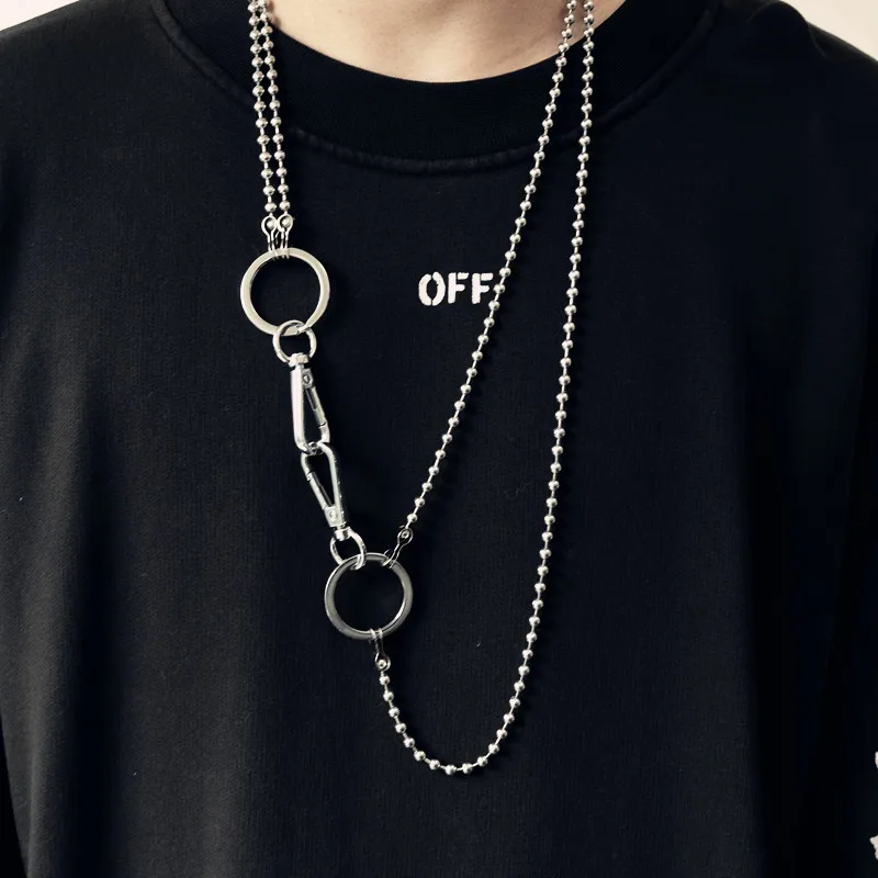 Fashion stainless steel necklace bead chain men's titanium steel necklace jewelry hot sale
Fashion stainless steel necklace bead chain men's titanium steel necklace jewelry hot sale