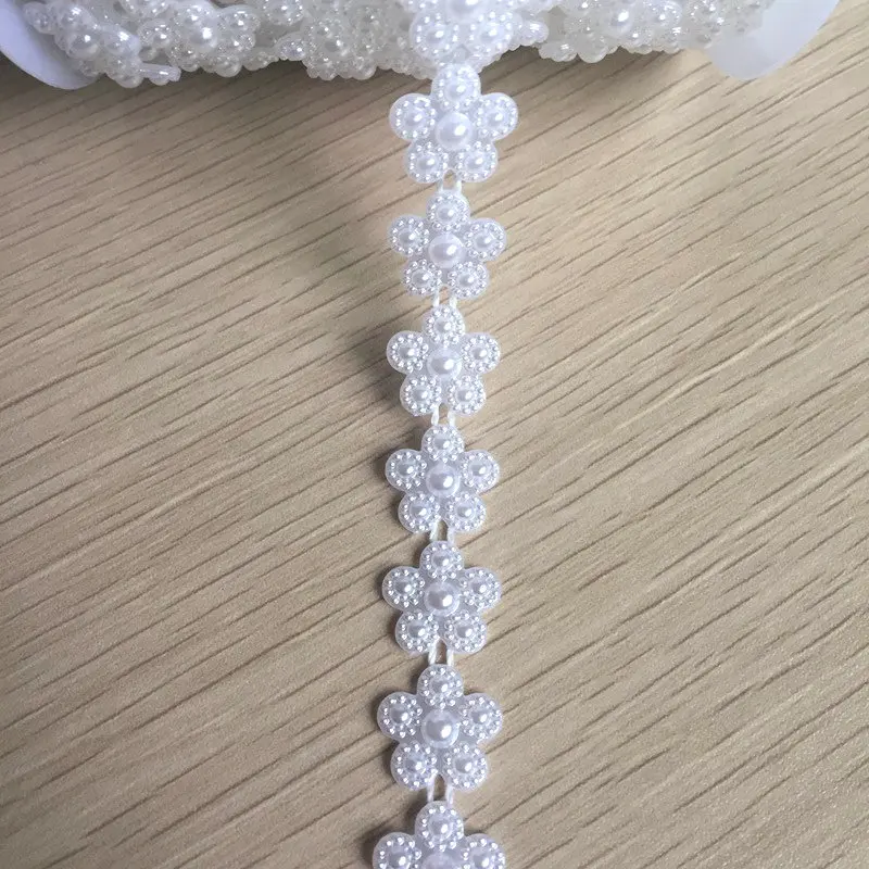 DIY 1 yards 13mm Plum Blossom Flower ABS imitation pearl DIY Flower Jewelry wedding decorate -D240
DIY 1 yards 13mm Plum Blossom Flower ABS imitation pearl DIY Flower Jewelry wedding decorate -D240