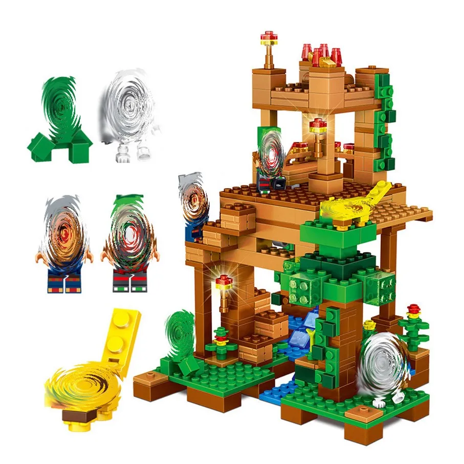 410PCS My World Minecrafted Figures Village Building Blocks DIY Bricks Legoed Minecraft Educational Enlighten Children Toys
410PCS My World Minecrafted Figures Village Building Blocks DIY Bricks Legoed Minecraft Educational Enlighten Children Toys