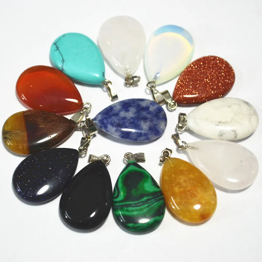 wholesale New 50PCS natural stone pendants Charms Water Drop Pendant bromn obsidiad Charms fit Women Necklaces jewelry making
wholesale New 50PCS natural stone pendants Charms Water Drop Pendant bromn obsidiad Charms fit Women Necklaces jewelry making