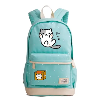 Neko Atsume Cat Neko Backyard Backpack Dot Point School Teenagers Student Book Travel Laptop Girl Boys Bags Rucksack
Neko Atsume Cat Neko Backyard Backpack Dot Point School Teenagers Student Book Travel Laptop Girl Boys Bags Rucksack