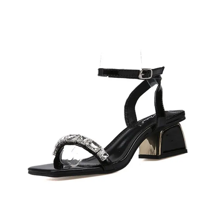 2019 fashion wild word belt with square and Roman shoes light luxury rhinestones open toe thick with sandals high heels women
2019 fashion wild word belt with square and Roman shoes light luxury rhinestones open toe thick with sandals high heels women