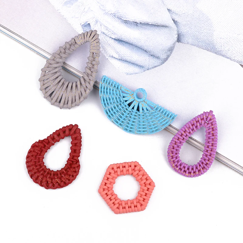 Bohemia 3pcs Fan Drop Earring Lafite Charms Diy Jewelry Findings Vintage Necklace Keychain Decoration Handmade Raffia Accessory
Bohemia 3pcs Fan Drop Earring Lafite Charms Diy Jewelry Findings Vintage Necklace Keychain Decoration Handmade Raffia Accessory