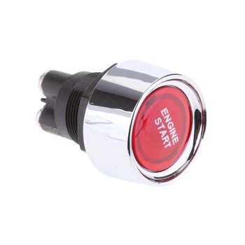 12V Red LED Backlight Car Engine Ignition Push Start Button Starter Switch universal easy nighttime visibility
12V Red LED Backlight Car Engine Ignition Push Start Button Starter Switch universal easy nighttime visibility