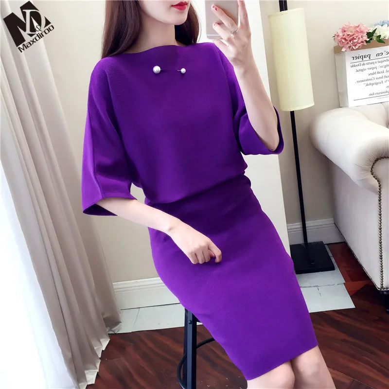 MAXDIROO 2 Piece Set Women Autumn Beading Sweat Suit Loose Pullover Sweater And Pencil Skirt Set 2Pcs Elegant Office Lady Set
MAXDIROO 2 Piece Set Women Autumn Beading Sweat Suit Loose Pullover Sweater And Pencil Skirt Set 2Pcs Elegant Office Lady Set