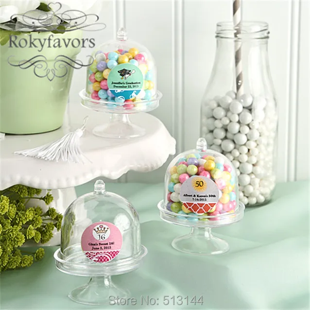 FREE SHIPPING 50PCS Transparant Clear Mini Cake Stand Wedding Candy Package Cupcake Favor Holders Party Supplies
FREE SHIPPING 50PCS Transparant Clear Mini Cake Stand Wedding Candy Package Cupcake Favor Holders Party Supplies