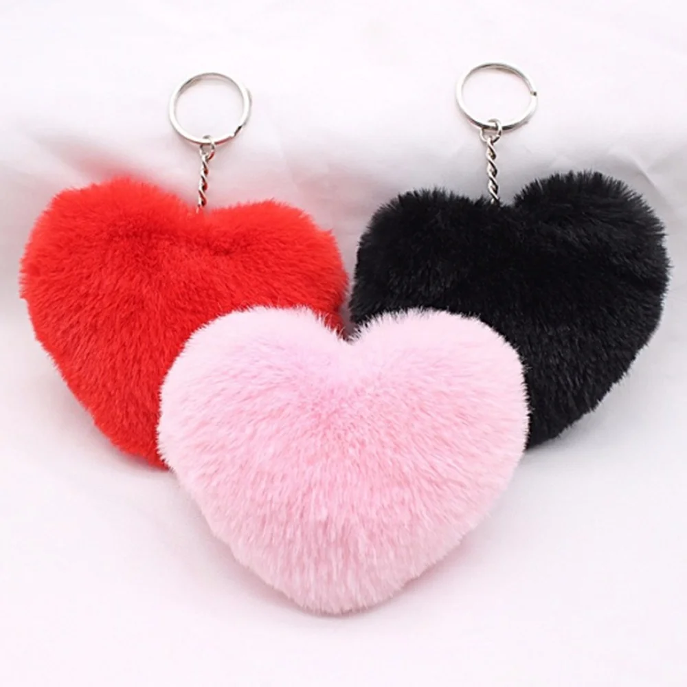 1PC Pompom Fluffy Heart Shape Keychain Faux Rabbit Fur Car Pendant Key Ring Jewelry Mobile Phone Straps for Women
1PC Pompom Fluffy Heart Shape Keychain Faux Rabbit Fur Car Pendant Key Ring Jewelry Mobile Phone Straps for Women