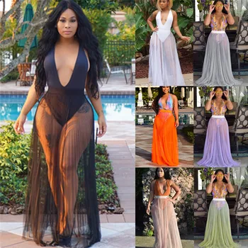 hirigin New Fashion Womens Cover Up Sheer Beach Style Long Skirts Female Casual Summer A-Line Skirt Ladies Empire Solid Cover Up
hirigin New Fashion Womens Cover Up Sheer Beach Style Long Skirts Female Casual Summer A-Line Skirt Ladies Empire Solid Cover Up
