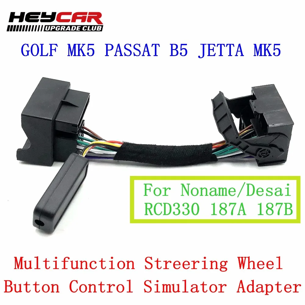 RCD330 MIB RCD510 Multifunction Steering Wheel Button Control Simulator Adapter For VW Golf 5 6 Jetta MK5 Touran Caddy
RCD330 MIB RCD510 Multifunction Steering Wheel Button Control Simulator Adapter For VW Golf 5 6 Jetta MK5 Touran Caddy