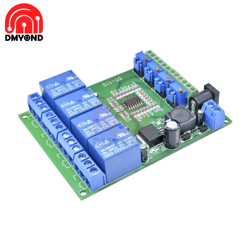 DC 12V 200mA 4ch 4 Way 4 Channel Voltage Comparator Perfect LM393 Comparison Module Diy Electronic LM393 Relay Board
DC 12V 200mA 4ch 4 Way 4 Channel Voltage Comparator Perfect LM393 Comparison Module Diy Electronic LM393 Relay Board