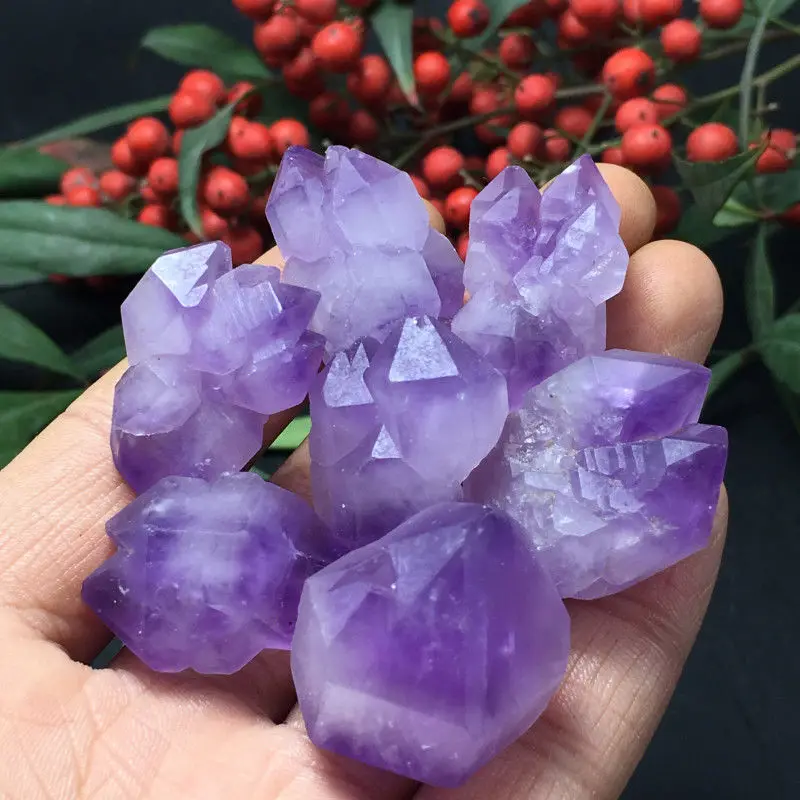 Brazil natural beautiful large particle amethyst mineral quartz crystal specimens for sale 100g
Brazil natural beautiful large particle amethyst mineral quartz crystal specimens for sale 100g