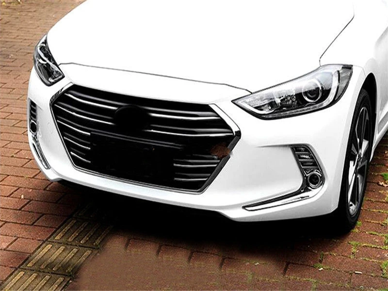 New Chrome Front Fog Light Eyelid bumper upper lamp corner cover Trim 2pcs for Hyundai Elantra Avante 2016 2017
New Chrome Front Fog Light Eyelid bumper upper lamp corner cover Trim 2pcs for Hyundai Elantra Avante 2016 2017