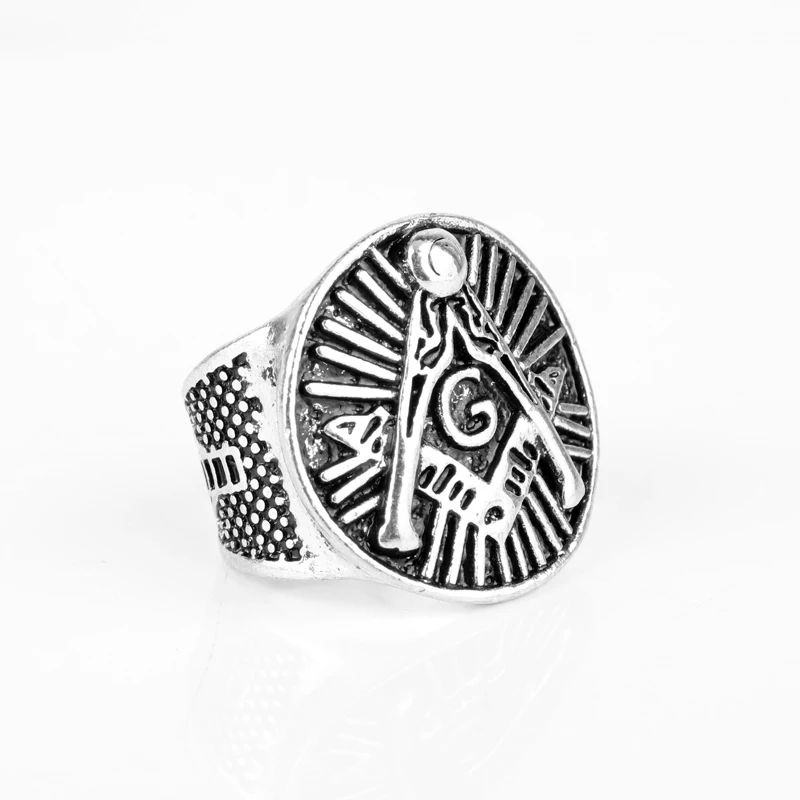 Dongsheng Jewelry Кольцо масонское кольцо Масоном символ член в стиле хип-хоп панк с