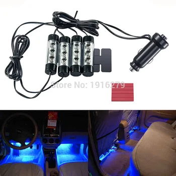 Skuer Blue White Pink 4x 3LED Led atmosphere lamp auto Glow Interior Decorative Auto supplies automotive Car Styling Light
Skuer Blue White Pink 4x 3LED Led atmosphere lamp auto Glow Interior Decorative Auto supplies automotive Car Styling Light