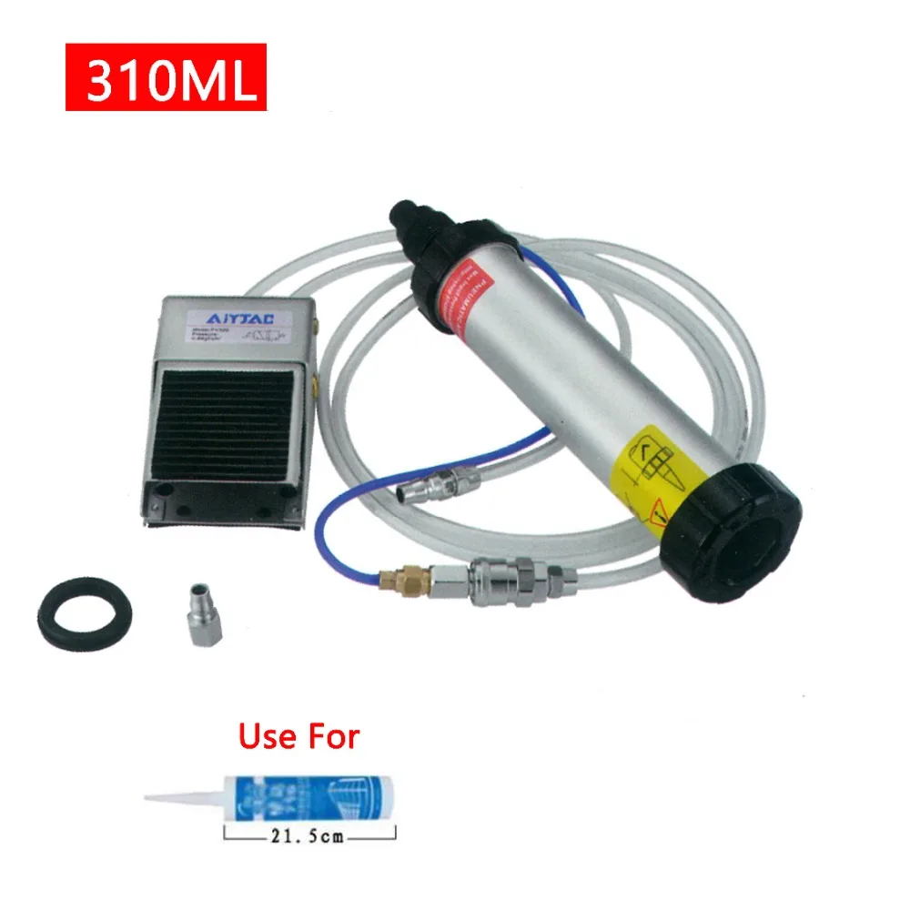 310ml Foot Pressure Air Caulking Gun For 10oz Cartridge Sealant Suitable Production Line Pneumatic Silicone Caulk Finishing Tool
310ml Foot Pressure Air Caulking Gun For 10oz Cartridge Sealant Suitable Production Line Pneumatic Silicone Caulk Finishing Tool