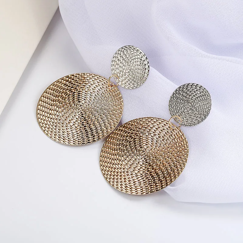 2019 New Pattern Earrings for Women Vintage Big Earrings Punk Hip Hop Geometric Statement Earrings Gift for Girls Jewelry Wholes
2019 New Pattern Earrings for Women Vintage Big Earrings Punk Hip Hop Geometric Statement Earrings Gift for Girls Jewelry Wholes