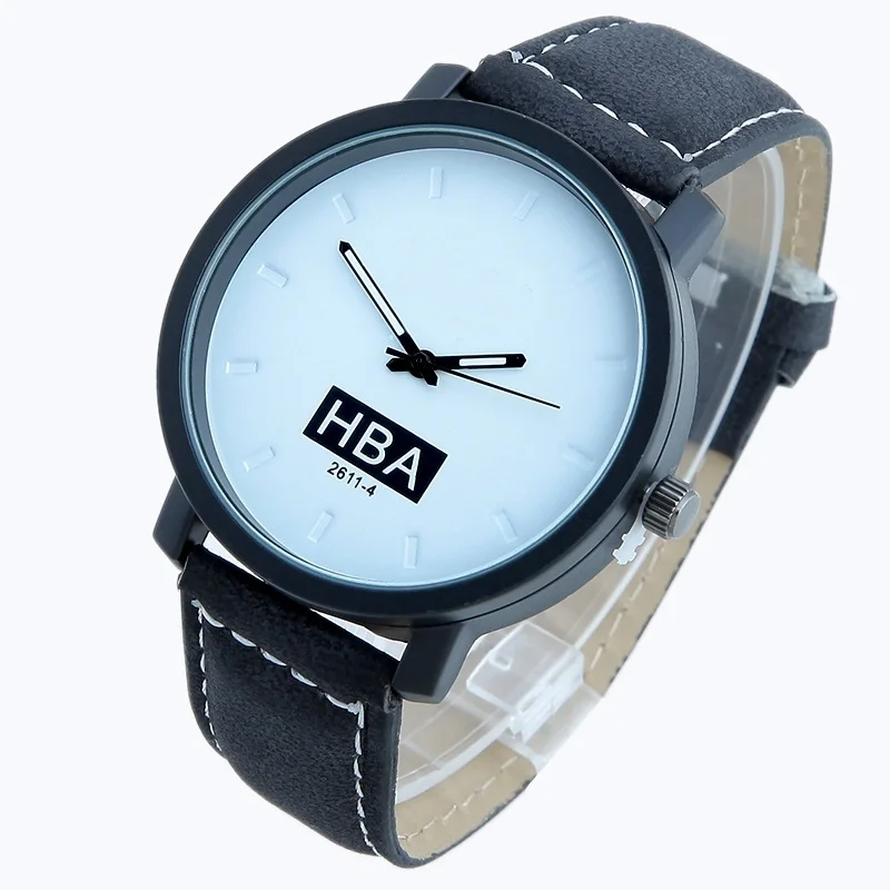 TOP Urban Men watch minimalist White Black Dial analog quartz PU Leather wristwatch sport boy gentelman unisex teen fashion A163
TOP Urban Men watch minimalist White Black Dial analog quartz PU Leather wristwatch sport boy gentelman unisex teen fashion A163